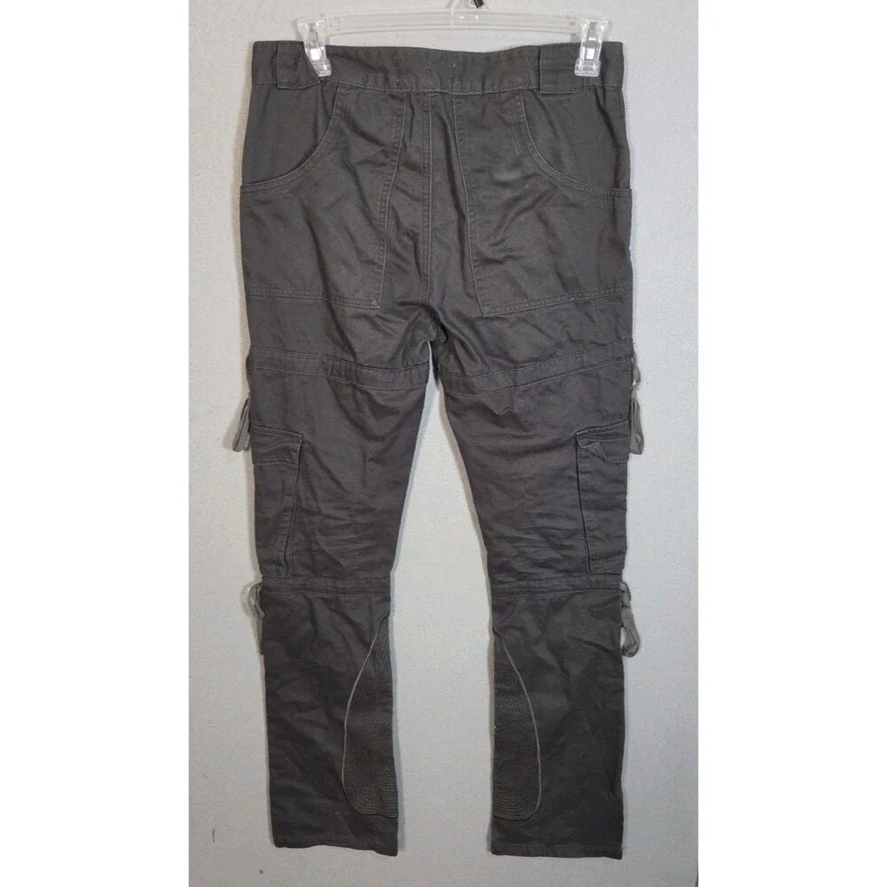 Vale Lives Forever Cargo Pants Mens 32x32 Gray Taupe Grunge Skater Rave